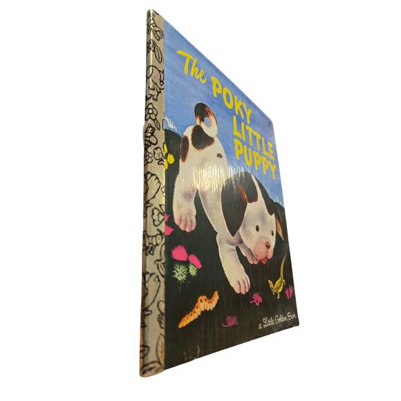 THE POKY LITTLE PUPPY Janette Sebring Lowrey Little Golden Book 1982 Vintage - Picture 4 of 7
